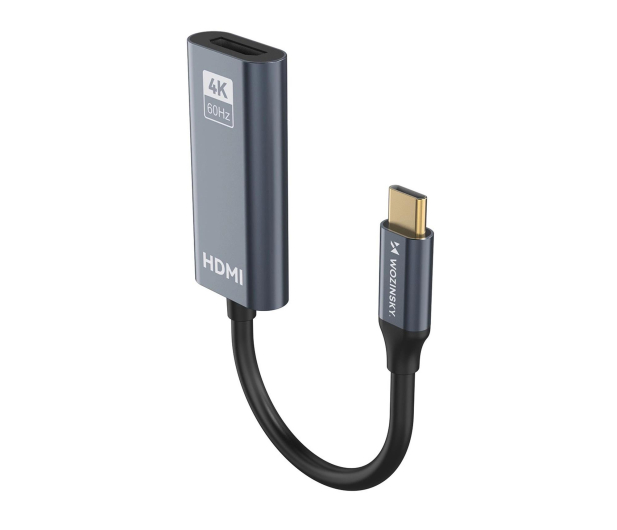 Wozinsky Adapter USB-C HDMI 4K 60Hz czarnyWACH-01 - 1487907 - zdjęcie 4